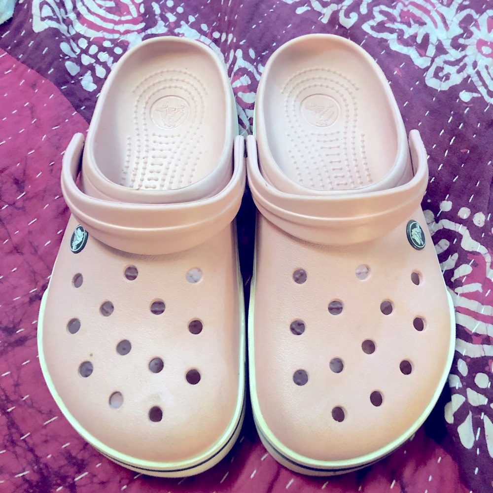 Pink Crocs